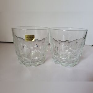 Arcoroc Artic Whiskey Old Fashioned Glass Pair
